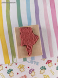 Vintage 1997 Ann-ticipations Cute Lil' Mouse "Mouse Jig" Wooden Block/Rubber Stamp CLEAN