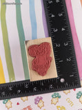 Vintage 1997 Ann-ticipations Cute Lil' Mouse "Springy Mouse" Wooden Block/Rubber Stamp