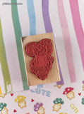 Vintage 1997 Ann-ticipations Cute Lil' Mouse "Springy Mouse" Wooden Block/Rubber Stamp