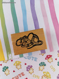 Vintage 1996 Ann-ticipations Cute Lil' Mouse "Naptime Mouse" Wooden Block/Rubber Stamp CLEAN