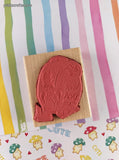 Vintage 1999 Ann-ticipations Cute Lil' Mouse "Sleepy Mouse" 4005-H Wooden Block/Rubber Stamp CLEAN