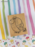 Vintage 1999 Ann-ticipations Cute Lil' Mouse "Sleepy Mouse" 4005-H Wooden Block/Rubber Stamp CLEAN