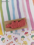 Vintage 1999 Ann-ticipations Cute Lil' Mouse "Sleepy Mouse" G-3112 Wooden Block/Rubber Stamp CLEAN