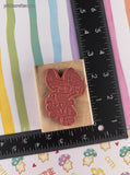 Vintage 2001 Ann-ticipations Cute Lil' Mouse "Snowball Mouse" 9550-G Wooden Block/Rubber Stamp