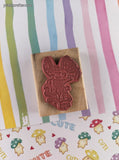 Vintage 2001 Ann-ticipations Cute Lil' Mouse "Snowball Mouse" 9550-G Wooden Block/Rubber Stamp
