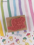 Vintage 2003 Ann-ticipations Cute Lil' Mouse "Sheepish Mouse" 1592-G Wooden Block/Rubber Stamp CLEAN