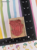 Vintage 2001 Ann-ticipations Cute Lil' Mouse "Dancing Mouse" 9494-G Wooden Block/Rubber Stamp