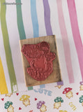 Vintage 2001 Ann-ticipations Cute Lil' Mouse "Dancing Mouse" 9494-G Wooden Block/Rubber Stamp