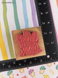 Vintage 2001 Ann-ticipations Cute Lil' Mouse "Big Hugs" 1339-G Wooden Block/Rubber Stamp