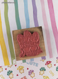 Vintage 2001 Ann-ticipations Cute Lil' Mouse "Big Hugs" 1339-G Wooden Block/Rubber Stamp