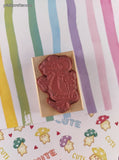 Vintage 1999 Ann-ticipations Cute Lil' Mouse "Tongue Catcher" 4004-E Wooden Block/Rubber Stamp