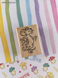 Vintage 1999 Ann-ticipations Cute Lil' Mouse "Tongue Catcher" 4004-E Wooden Block/Rubber Stamp