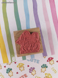 Vintage 2001 Ann-ticipations Cute Lil' Mouse "Cupid Mouse" 9615-F Wooden Block/Rubber Stamp CLEAN