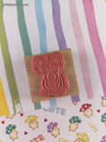 Vintage Ann-ticipations Cute Lil' Mouse "Hopeful Mouse" 1467-F Wooden Block/Rubber Stamp CLEAN