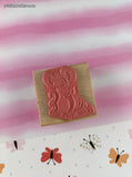 Vintage 2004 Ann-ticipations Cute Lil' Mouse "Grumpy Mouse" 1172-F Wooden Block/Rubber Stamp CLEAN