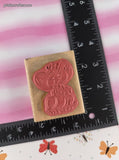 Vintage 2001 Ann-ticipations Cute Lil' Mouse "Love" 1336-G Wooden Block/Rubber Stamp