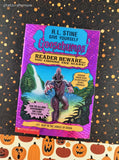 Vintage 1996 1st Scholastic Printing Give Yourself Goosebumps #11, Deep in the Jungle of Doom Softcover, Like New