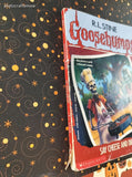 Vintage 1992 R.L. Stine Goosebumps (Unnumbered) 1st Print Say Cheese and Die! Softcover