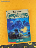 Vintage 1994 1st Scholastic Printing R.L. Stine Goosebumps #22, Ghost Beach Softcover