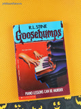 Vintage 1993 1st Scholastic Printing R.L. Stine Goosebumps #13, Piano Lessons Can Be Murder Softcover
