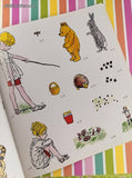 Vintage 1986 1st Printing Pooh's Adventures with Christopher Robin Sticker Book Softcover, Like New