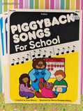 Vintage 1980's/1990's Piggyback Songs Oversized Illustrated Softcovers Set/3