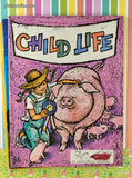 Vintage 1970's Child Life Illustrated Activity Children's Magazines Softcover Set/6