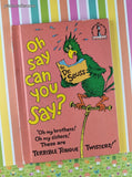 Vintage 1979 Oh Say Can You Say Cat in the Hat Beginner Books Hardcover