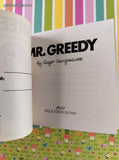 Vintage 1998 1st Revised Printing Mr. Greedy by Roger Hargreaves Miniature Illustrated Softcover