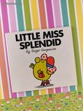 Vintage 1998 1st Revised Printing Little Miss Splendid by Roger Hargreaves Miniature Illustrated Softcover