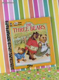 Vintage 1997 First Little Golden Book: The Three Bears Miniature Hardcover