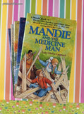Vintage 1980's Mandie Books #6 - #10 Softcover Set/5, Like New