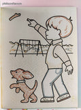 Vintage 1980 Whitman Let's Pretend: Paint with Water Softcover Book, Like New