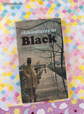 Vintage 1965 1st Printing Adventures in Black by Arthur Widder TK769 Scholastic Book Services Softcover