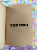 Vintage 1960's The Death of Lincoln TX1072 Scholastic Book Services Softcover