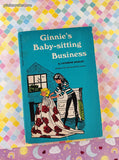 Vintage 1963 1st Printing Ginnie's Baby-Sitting Business by Catherine Woolley Scholastic Book Services Softcover