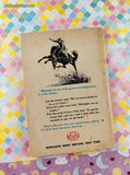 Vintage 1963 1st Printing Midnight: Champion Bucking Horse TX402 Scholastic Book Services Softcover