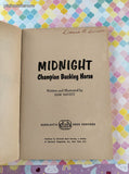 Vintage 1963 1st Printing Midnight: Champion Bucking Horse TX402 Scholastic Book Services Softcover