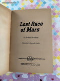 Vintage 1966 4th Printing Lost Race of Mars TX535 Scholastic Book Services Softcover