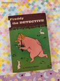 Vintage 1963 4th Printing Freddy the Detective TX162 Scholastic Book Services Softcover