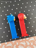 Sonic the Hedgehog & Knuckles Set/2 Pez Dispensers Like New, No Candy