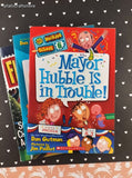 Set/4 Scholastic Children's Books Softcovers, Judy Blume Flat Stanley Weirdest School