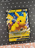 Pokemon TCG - Pikachu V Sword & Shield Promo Jumbo Full Art Holographic Card SWSH061 - NM