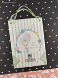 Vintage 1988 Precious Moments Miniature Gift Bag, Clean & Unused