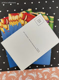 Vintage "Thank You From Your Teacher" Apple on School Books Blank Note Cards Set/18, Unused