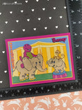 Vintage 2000 Barney the Purple Dinosaur at the Circus Frame-Tray Puzzle Magnet, Uncut & Clean