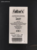 2017 Fallout 4 Vault - Forever! Surface - Never! Bethesda Softworks Light Wooden Wall Poster