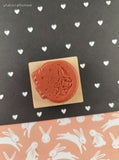Vintage 1991 PSX Moon & Stars C-881 Wooden Block/Rubber Stamp, CLEAN