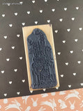Vintage 11996 Stampendous! Garden Birdhouses Wooden Block/Rubber Stamp