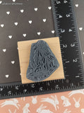 Vintage 1997 Stampendous! Floral Birdhouse #F063 Wooden Block/Rubber Stamp, CLEAN